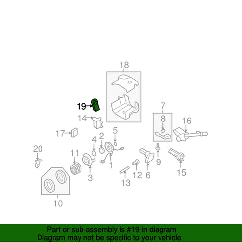 OEM GM Anti-Theft Module 22738087 Cadillac Escalade Express Tahoe 2007-2014
