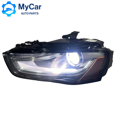 2013-2016 AUDI A4 S4 LEFT DRIVER SIDE XENON HID HEADLIGHT OEM