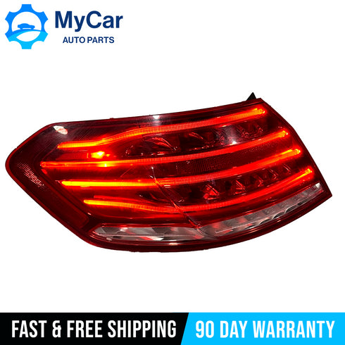 TESTED 2014 2015 2016 MERCEDES E-CLASS SEDAN DRIVER LH LED TAIL LIGHT OEM