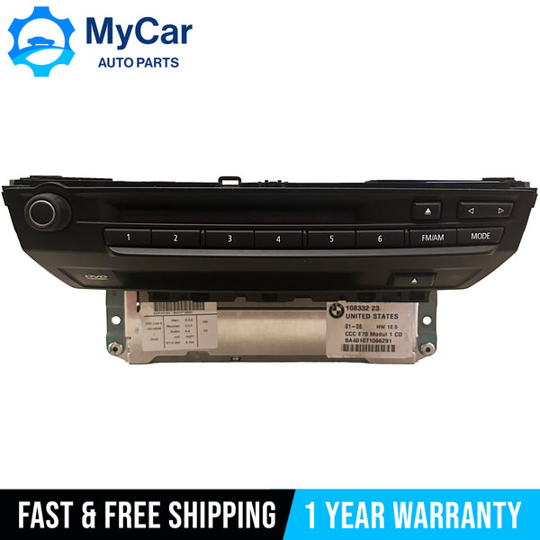 07-10 BMW X5 E70 X6 E71 SAT NAV NAVIGATION HEAD UNIT CD-Player DRIVE 9170733