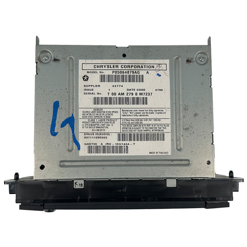 2007-2014 Chrysler Dodge Jeep High Speed Radio CD DVD MyGig RBZ P05064879AG OEM