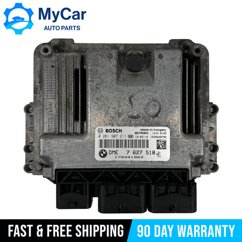 OEM 2011 2012 Mini Cooper 1.6L ECM ECU Engine Control Module DME 7627518