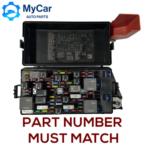 OEM REAR FUSE BOX UNDER SEAT 2008-2011 BUICK LUCERNE CADILLAC DTS 13697145