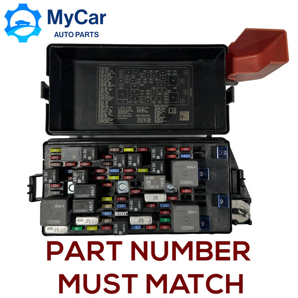 OEM REAR FUSE BOX UNDER SEAT 2008-2011 BUICK LUCERNE CADILLAC DTS 13697145
