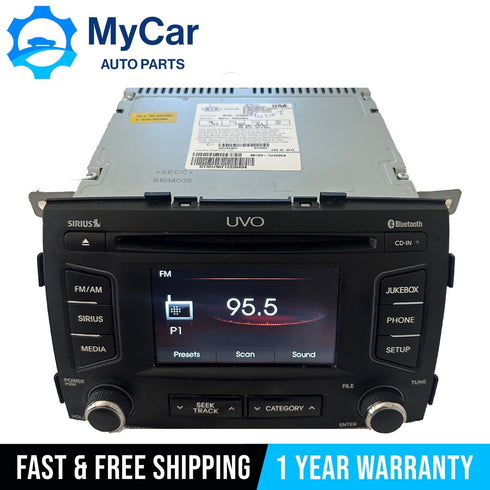 2012-2013 Kia Sorento OEM Radio CD Player Bluetooth Sirius MP3 Touchscreen UVO