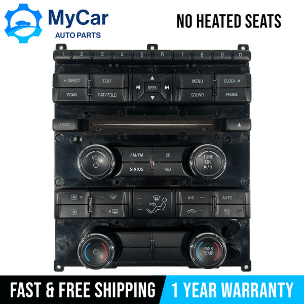 OEM 2010 - 2012 FORD TAURUS Radio Climate Control Panel Face AG1T-18A802-BB