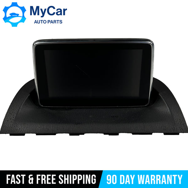 Genuine 2014-2016 Mazda 3 Audio Radio Navigation Info Display SCREEN ONLY
