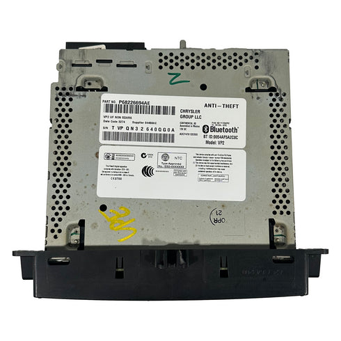 2015 - 2017 Chrysler 200 Dash Radio Display Screen VP2 P68226694AE