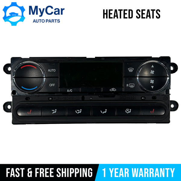 2004-08 FORD F150 DIGITAL A/C HEATER TEMPERATURE CLIMATE CONTROL W/ HEATED SEATS