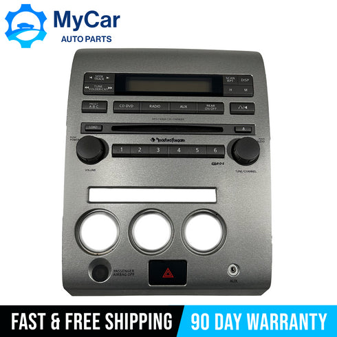 2006-2007 Nissan Armada Titan Radio Digital Climate Control Panel 28098 ZJ45C