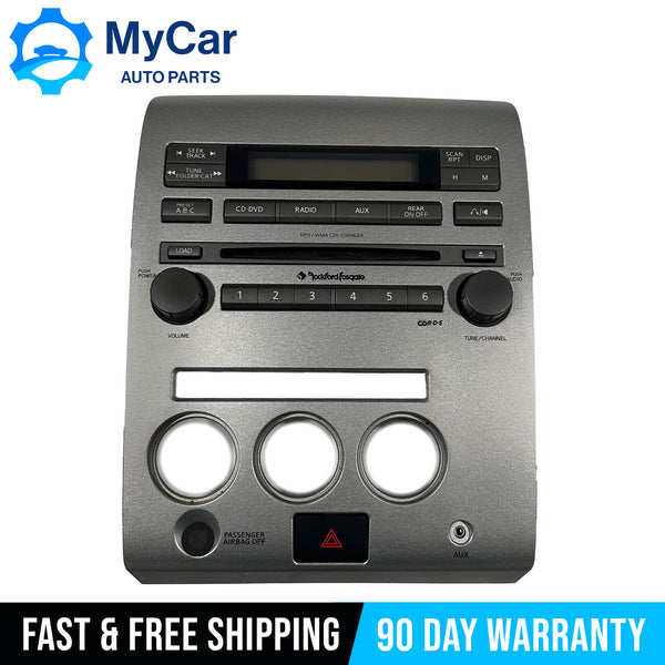 2006-2007 Nissan Armada Titan Radio Digital Climate Control Panel 28098 ZJ45C