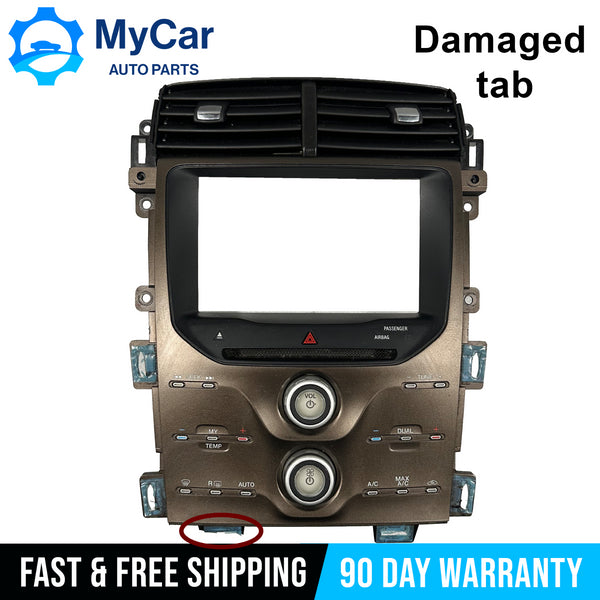 2011-2015 Ford Edge OEM Radio AC Dual Climate Heater Temp Control Panel