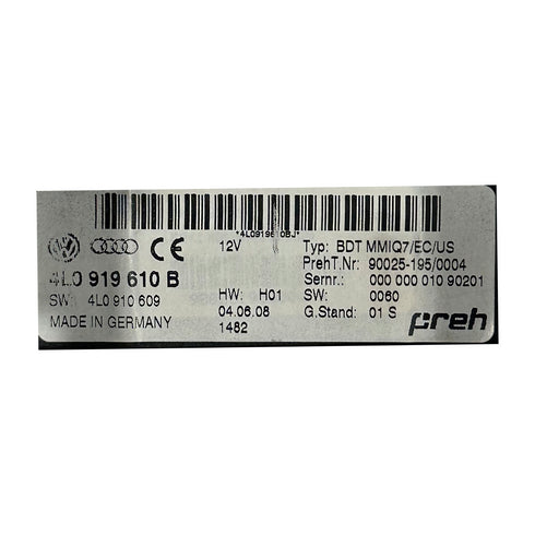 OEM AUDI Q7 2007-2009 FRONT CENTER CONSOLE MMI IDRIVE INFO NAVIGATION SWITCH