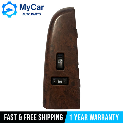 1999-02 Chevy Silverado LS LT GMC Sierra Passenger Power Window Switch OEM Wood