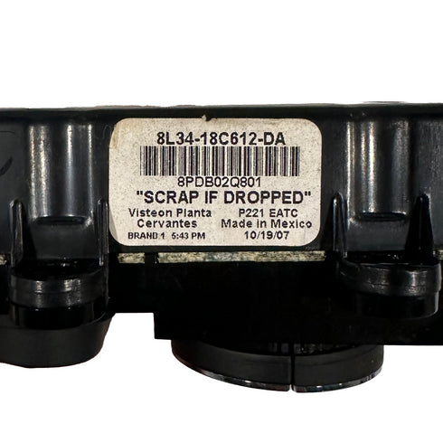 2004-08 FORD F150 DIGITAL A/C HEATER TEMPERATURE CLIMATE CONTROL W/ HEATED SEATS