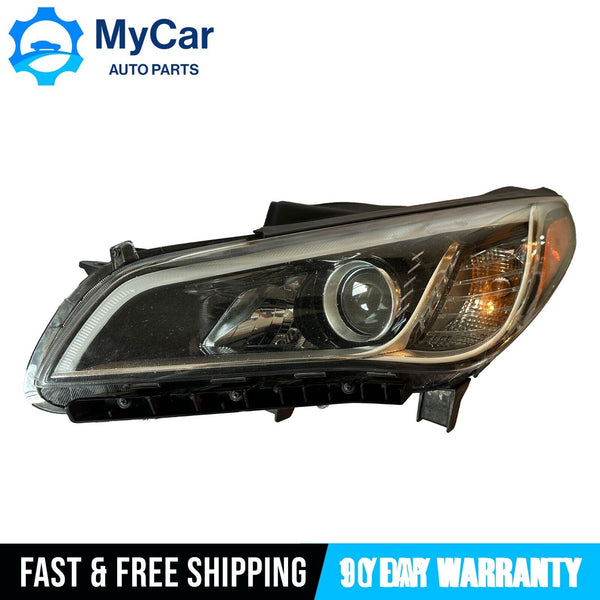 OEM 2015-2017 HYUNDAI SONATA LH DRIVER HALOGEN HEADLIGHT LAMP 92101C2000 TESTED!