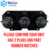2 PLUGS 2013-2018 Dodge Ram 2500 3500 AC Heater Climate Control Unit 68268189AA