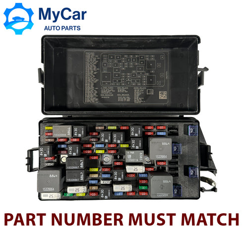 OEM REAR FUSE BOX UNDER SEAT 2008-2011 BUICK LUCERNE CADILLAC DTS 13697145