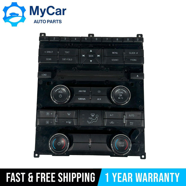 OEM 2010 - 2012 FORD TAURUS Radio Climate Control Panel Face AG1T-18A802-BB