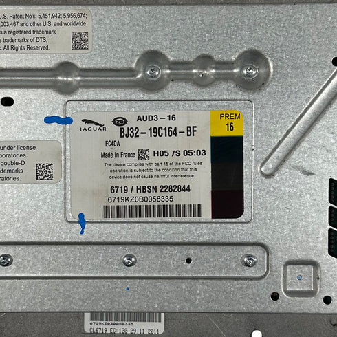 10-15 Jaguar Land Rover PREMIUM Audio Stereo Sound Amplifier Amp BJ32-19C164-BF