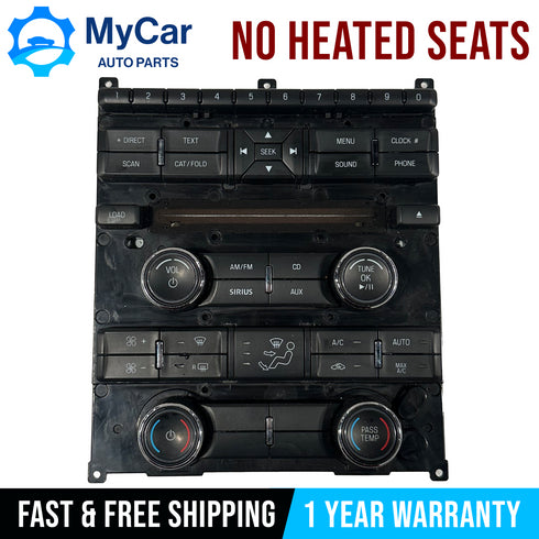 OEM 2010 - 2012 FORD TAURUS Radio Climate Control Panel Face AG1T-18A802-BB