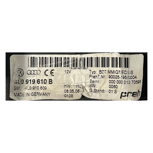 OEM AUDI Q7 2007-2009 FRONT CENTER CONSOLE MMI IDRIVE INFO NAVIGATION SWITCH