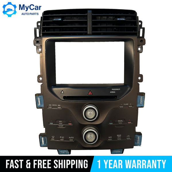 OEM 2011-2015 Ford Edge Radio AC Dual Climate Control Panel Bezel BT4T-18A802