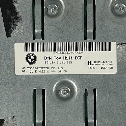 BMW E90 E92 E60 E63 OEM LOGIC HARMAN BECKER TOP HIFI DSP AMP AMPLIFIER 9121635