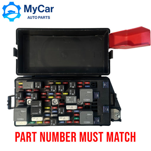 OEM REAR FUSE BOX UNDER SEAT 2008-2011 BUICK LUCERNE CADILLAC DTS 13697145