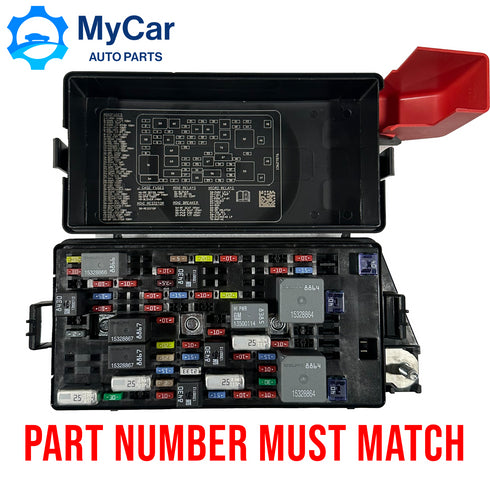 OEM REAR FUSE BOX UNDER SEAT 2008 - 2011 BUICK LUCERNE CADILLAC DTS 13712250