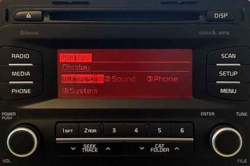 *SCREEN ISSUE* 2014-16 Kia Optima Satellite Radio AM FM CD Player 96170-2TBA0CA