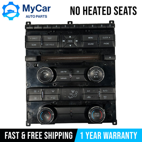 OEM 2010 - 2012 FORD TAURUS Radio Climate Control Panel Face AG1T-18A802-BB