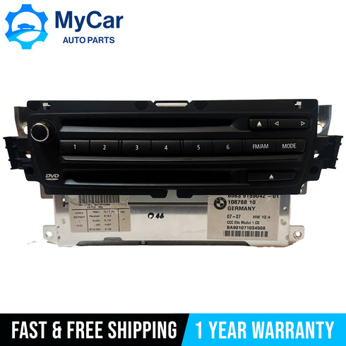 2007-2009 BMW 328i 335i E92 E90 GPS Navigation Radio CCC CD DVD Receiver 9159042