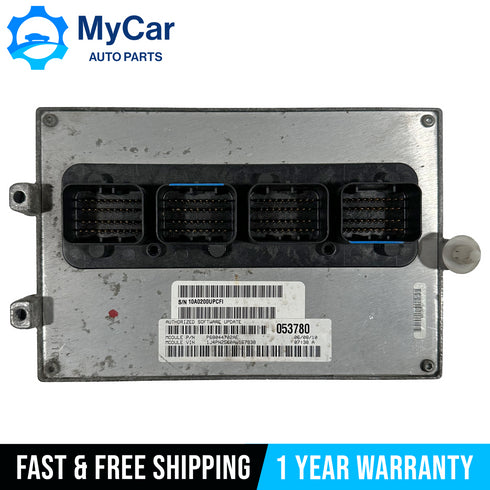 2010 Jeep Liberty Nitro 3.7 ECU ECM PCM Engine Computer Control Unit 68044702AE