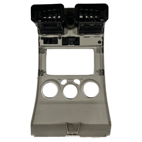 2004-2012 CHEVY COLORADO GMC CANYON CENTER DASH RADIO VENT BEZEL SILVER