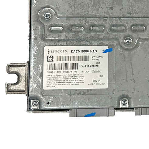 2013-2016 Lincoln MKS MKT MKX Amp Amplifier Audio Stereo DA5T-18B849-AD