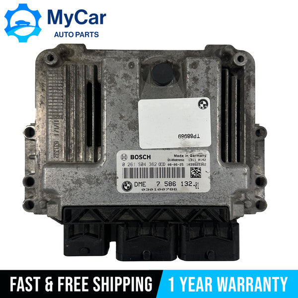 2007 2008 MINI COOPER S TURBO 1.6L BOSCH ECU ECM PCM 7586132 DME