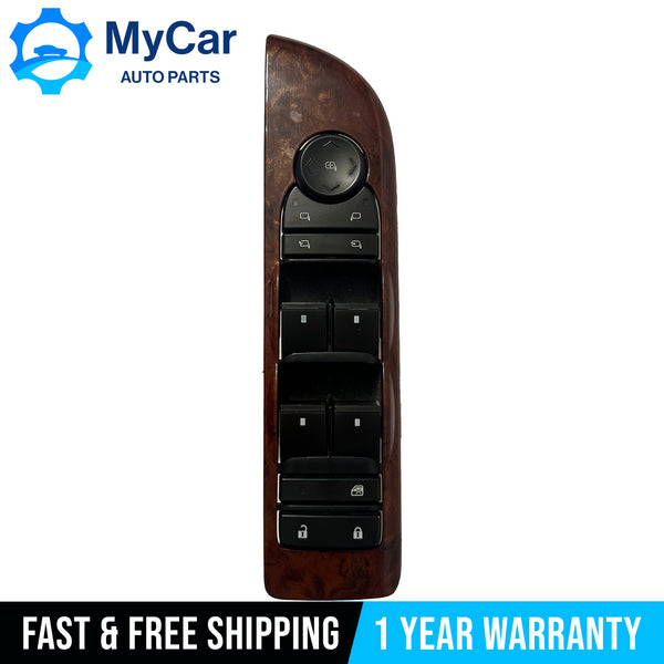 2007-2014 GMC Sierra Chevrolet Silverado Yukon Drivers Window Door Lock Switch