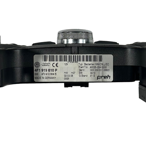 2005 2006 Audi A6 S6 C6 MMI Center Console Knob Control Navigation Radio Switch