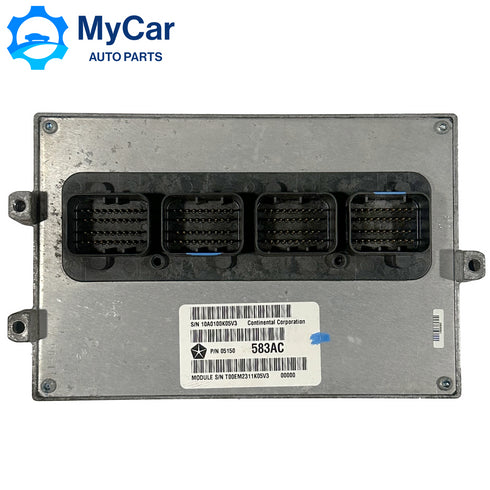 2011 JEEP LIBERTY 3.7L ENGINE CONTROL UNIT ECM ECU PCM 05150583AC