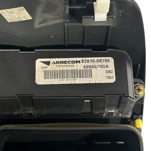 2004-2008 Toyota Solara Center Dash Air Vent Trim Bezel w Clock OEM 83910-06190