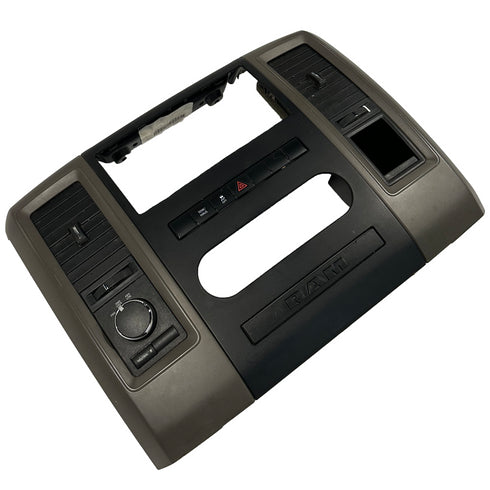 2009-2012 Dodge RAM 1500 2500 3500 Center Dash Radio Bezel Panel BROWN