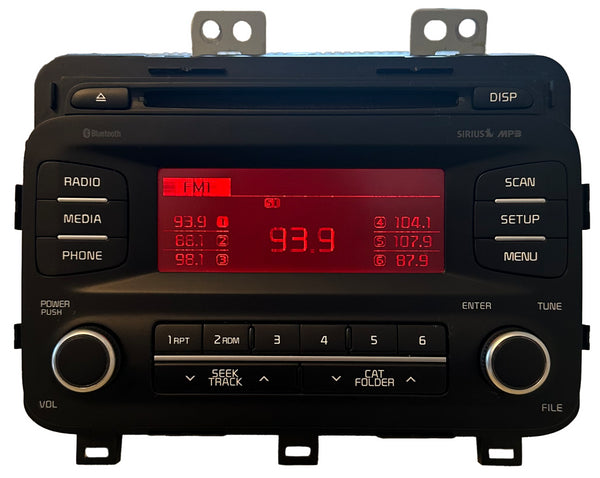 *SCREEN ISSUE* 2014-16 Kia Optima Satellite Radio AM FM CD Player 96170-2TBA0CA