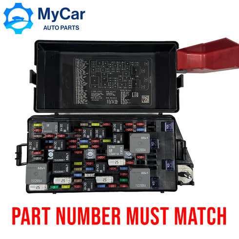 OEM REAR FUSE BOX UNDER SEAT 2008-2011 BUICK LUCERNE CADILLAC DTS 13697145