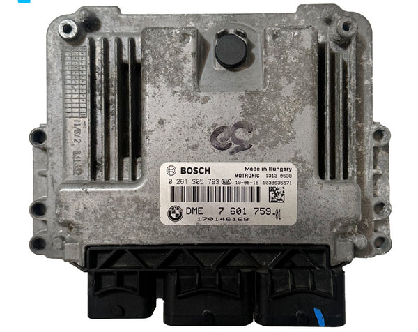 2009-2010 Mini Cooper S Clubman 1.6L ECU ECM Engine Control Module DME 7 601 759