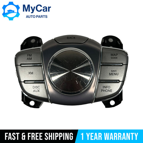 2009-14 Hyundai Genesis Sedan Audio Navigation Radio Controller Knob Switch OEM