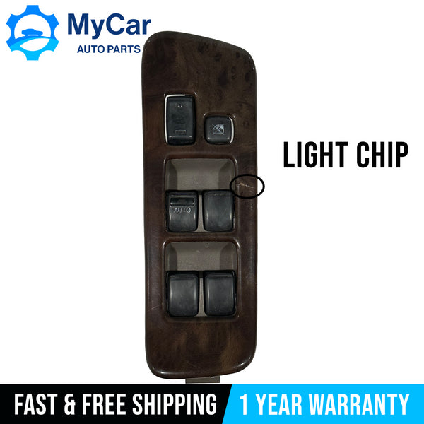 2003-2007 Toyota Highlander Master Power Window Control Switch WOODGRAIN OEM