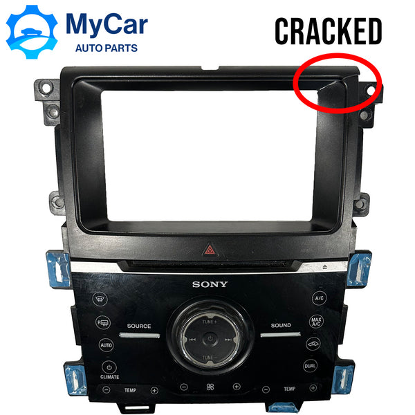 OEM 2011-2014 Ford Edge Sony Radio Face Climate Control Panel BT4T-18A802-CL