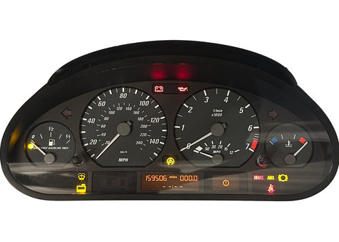 1999-06 BMW E46 325ci Instrument Cluster Speedometer Soft Top Convertible 159K