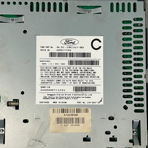 OEM 2009-2010 Ford F150 AM FM MP3 CD Player Radio Receiver Raptor AL3T-19C157-BD